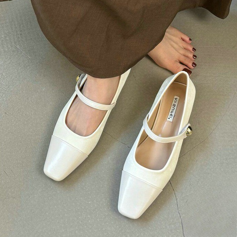 여성용 메리 제인 슈즈, 우아한 청키 슈즈, 디자이너  - Sandals 리뷰 및 가격