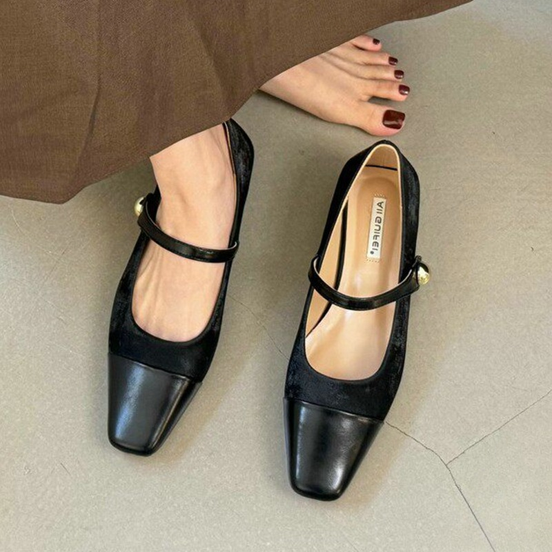 여성용 메리 제인 슈즈, 우아한 청키 슈즈, 디자이너  - Sandals 리뷰 및 가격