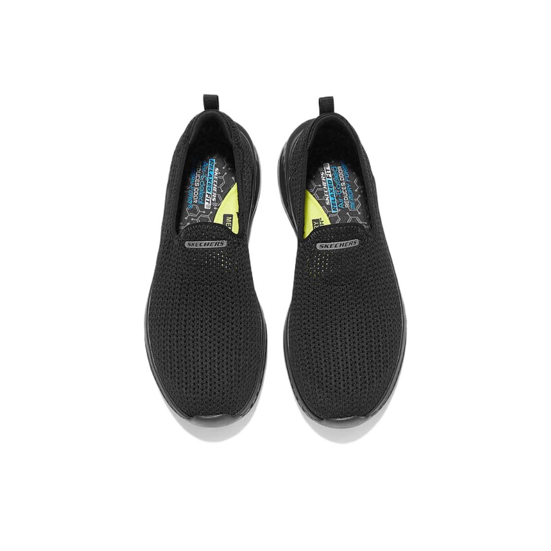 스케쳐스 로우탑 캐주얼 신발 남성용 블랙 211127- - Men'S Shoes 리뷰 및 가격