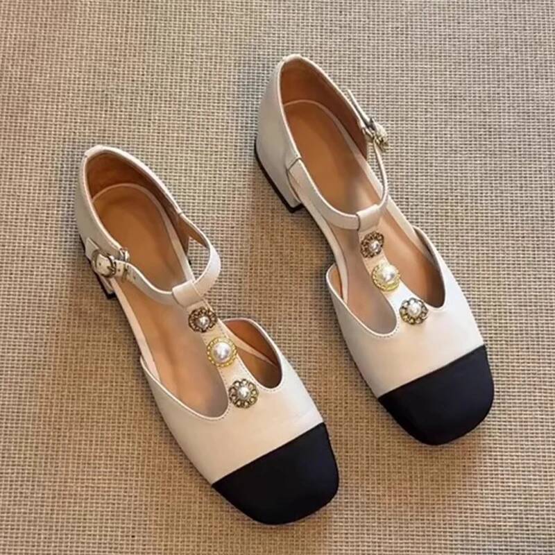 여성 스퀘어 토 힐 샌들 여름 신발 패션 신상 디자이너 - Sandals 리뷰 및 가격
